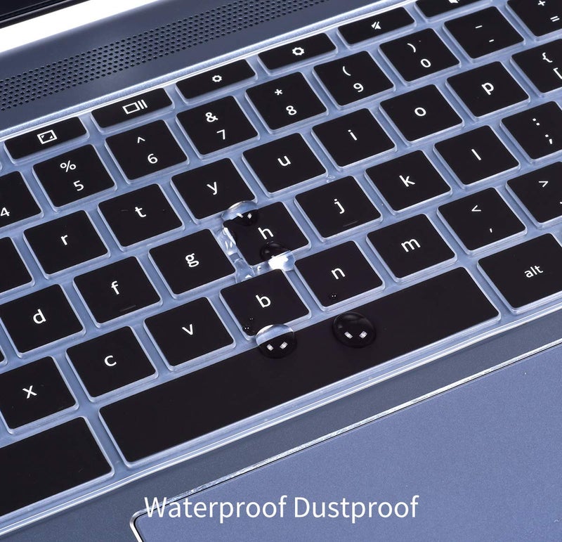 CaseBuy Keyboard Cover for HP Chromebook X360 14a-ca/na/ne 14a-na0226nr 14a-ne0013dx na1043cl na0010nr 14b-cb0010nr, HP Chromebook 14-DA 14B-CA/cb 14-db 14-ca 14-ak Series, HP Chromebook 14 G2 G3 G4 G5,Black - Image 4